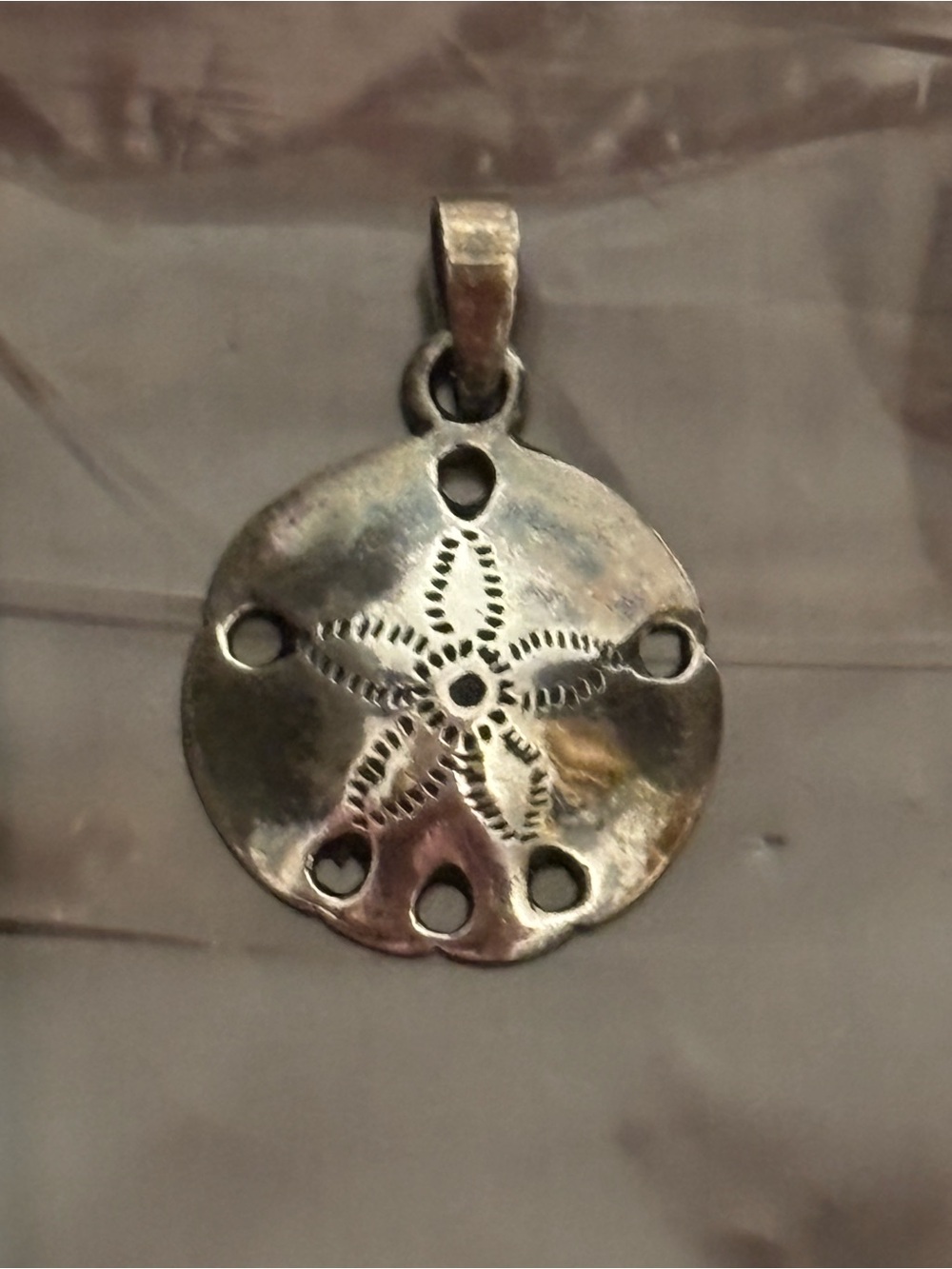 Sterling silver 925 Sand Dollar Pendant Charm, women’s  Jewelry